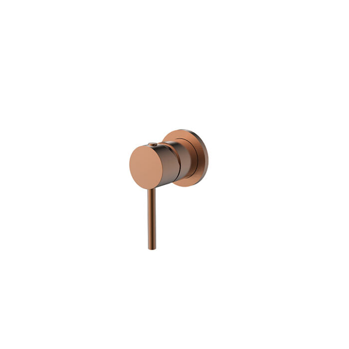 BK Morgan Chrome/Matt Black/Brushed Nickel/Brushed Gold/Brushed Bronze/Brushed Gun Metal Brass Round Tower Shower/Bath Wall Mixer - HD reno