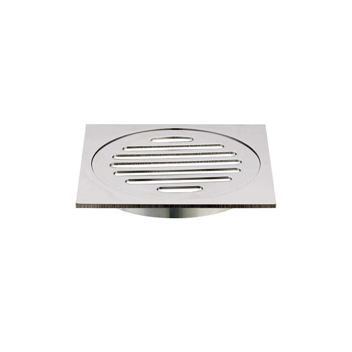 100mm BK WAHLEN 10 (TRADE) ECKIG Chrome/Matt Black/Brushed Nickel/Brushed Bronze/Brushed Gold Brass Square Floor Wastes