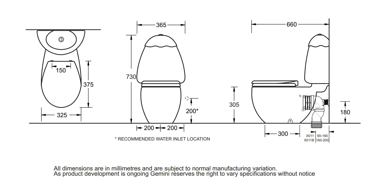 660*440*730mm Johnson Suisse Egg JUNIor Blue/Kiwi/Lemon/Pink/White Ceramic Soft-close Quick-release Seat Close Coupled Toilet - HD reno