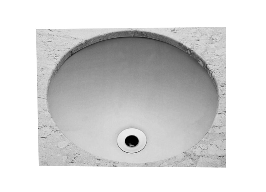 360*360*140mm Ceramic Round Compact Counter Vanity Basin With Waste - HD reno
