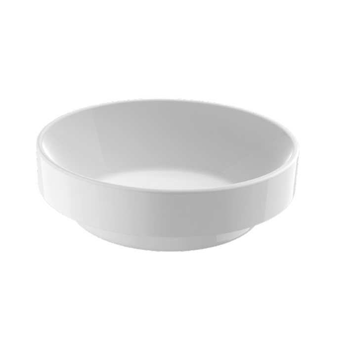 400*400*140mm Gemelli Ceramic Round Semi-inset Basin With Waste - HD reno