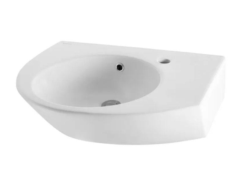 580*450*175mm Toledo Ceramic Wall Shelf Basin With Waste