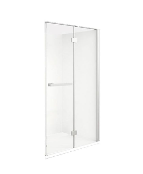 900-1200mm Barossa Chrome Toughened Glass WTW Pivot Semi-frameless Shower Screens - HD reno