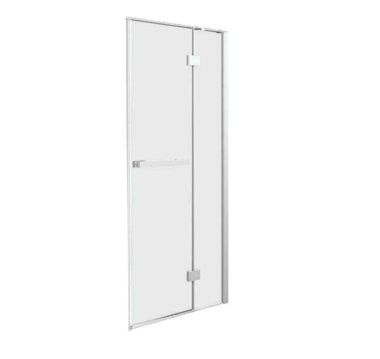 900-1200mm Barossa Chrome Toughened Glass WTW Pivot Semi-frameless Shower Screens - HD reno