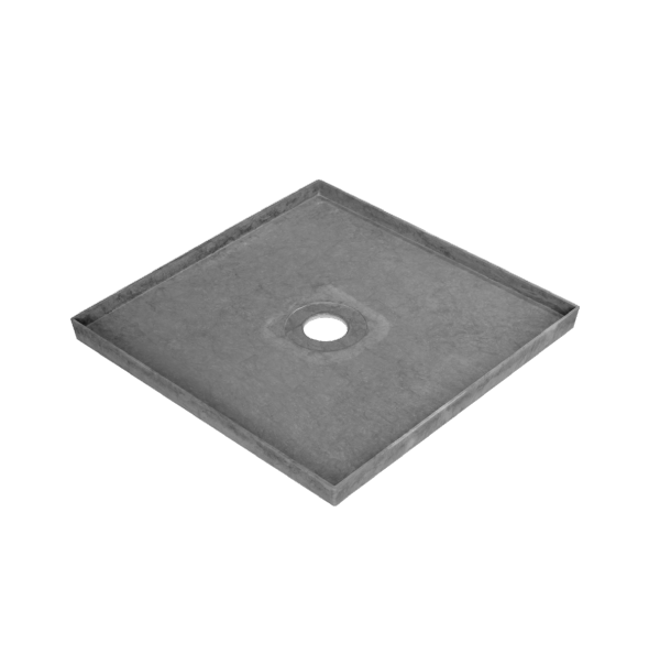 895-1200mm Tile Tray BMC Rectangular Centre Outlet Shower Base - HD reno