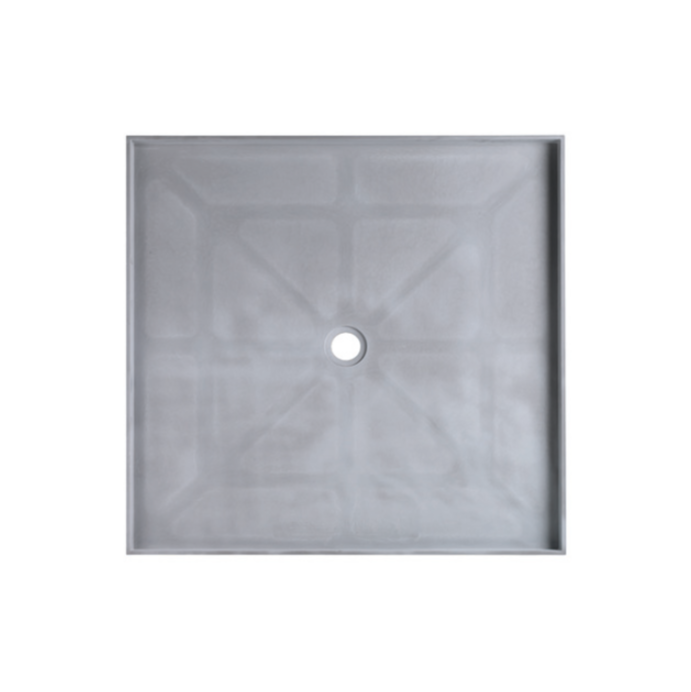 895-1200mm Tile Tray BMC Rectangular Centre Outlet Shower Base - HD reno