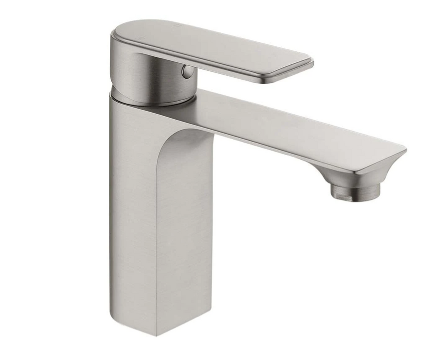 HC Bateau Brushed Nickel Rectangle Basin Mixer