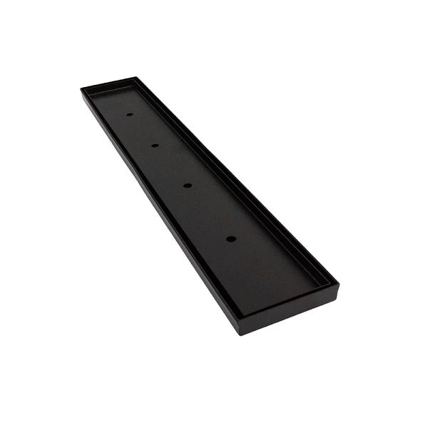 600-3000mm Somer Matte Black DIY Tile Insert Floor Grate Tile Insert Drain (No Outlet)