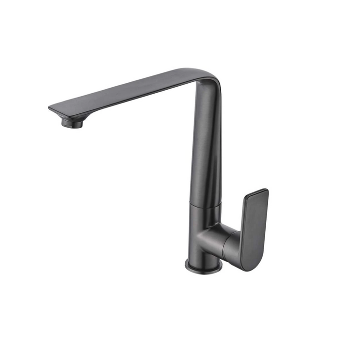 HC Bateau Brushed Gun Metal Rectangle Sink Mixer