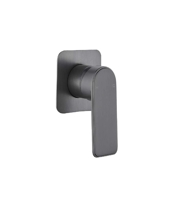 HC Bateau Brushed Gun Metal Rectangle Wall Mixer