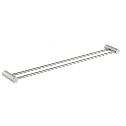 CADDENCE Series Brushed Nickel Double Towel Rail 800mm - HD reno