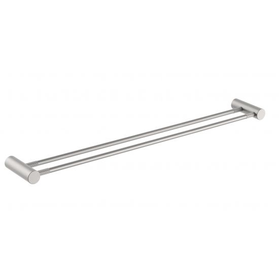 CADDENCE Series Brushed Nickel Double Towel Rail 800mm - HD reno