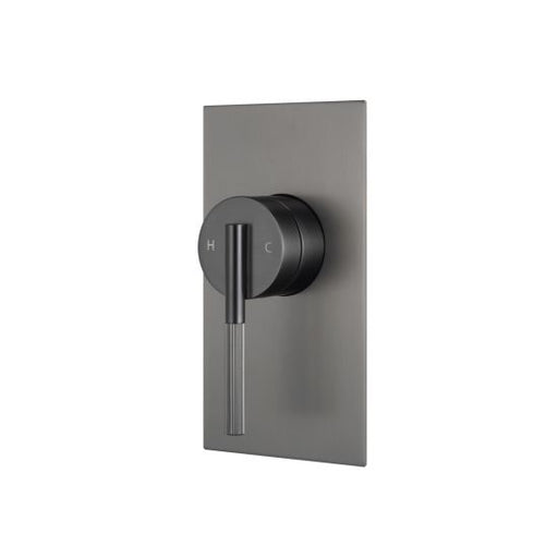 CADDENCE Series Brushed Gun Metal Grey Wall Mixer - HD reno