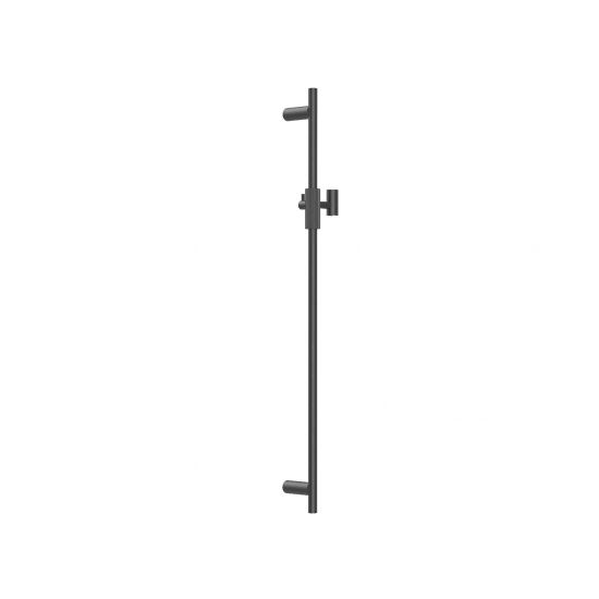 ACA CADDENCE Brushed Gun Metal Grey Stainless Steel Shower Rail Without Handheld Shower - HD reno