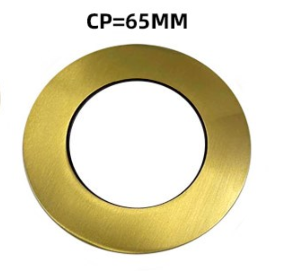 Caddence Series 65mm Brushed Brass Cover Plate - HD reno