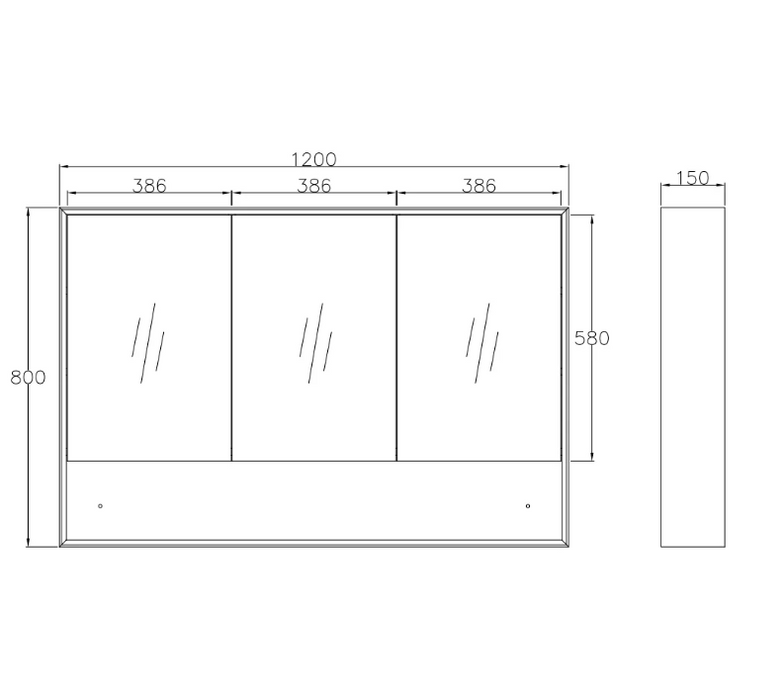 1200mm Byron Natural Oak Wall Hung Vanity and Tall Boy and Shaving Cabinet