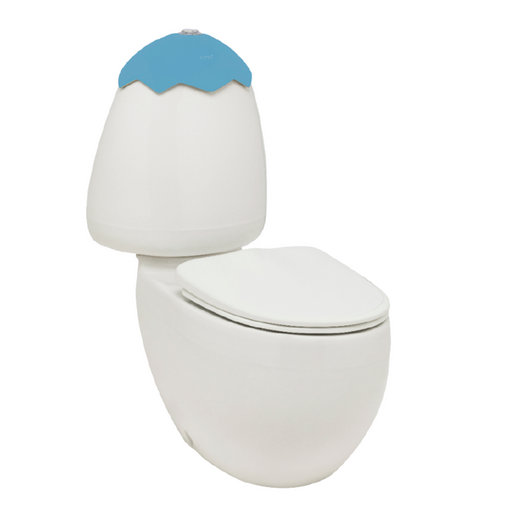 660*440*730mm Johnson Suisse Egg JUNIor Blue/Kiwi/Lemon/Pink/White Ceramic Soft-close Quick-release Seat Close Coupled Toilet - HD reno