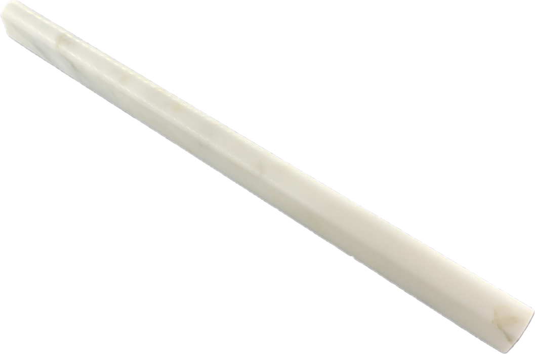 Calacatta Pencil Capping Honed