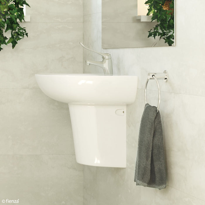Fienza Accessible Toilet Care Kit With Left-Hand 40° Rail