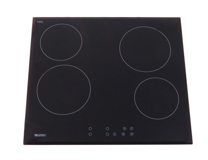 600mm Electric Ceramic Cooktop With Bevelled Edged Schott Glass,Touch Controls - HD reno