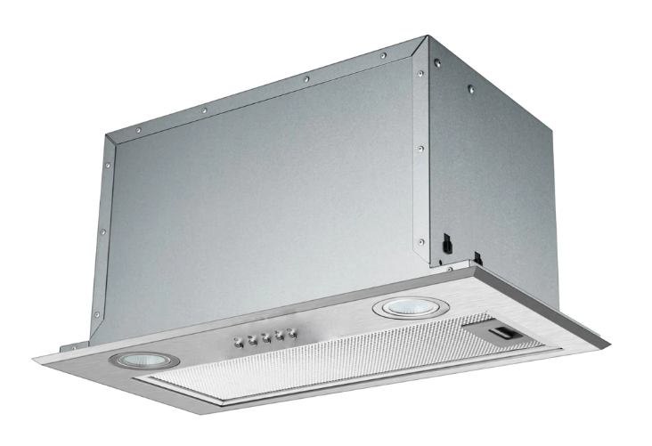 720mm Undermount Concealed Hood 800m3/hr LED lights - HD reno
