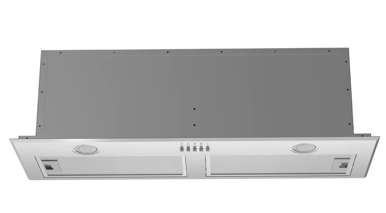 900mm Undermount Concealed Hood 800m3/hr LED lights - HD reno