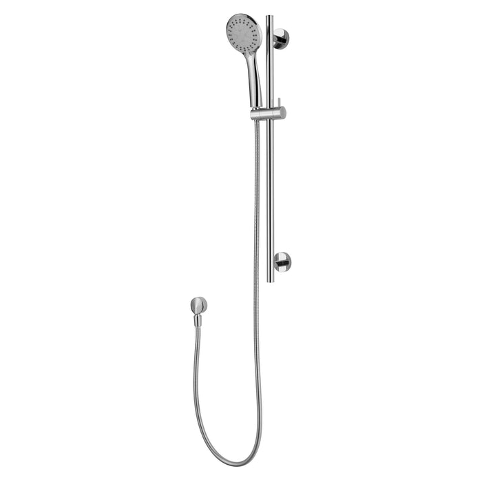Grace Chrome/Black Shower On Rail