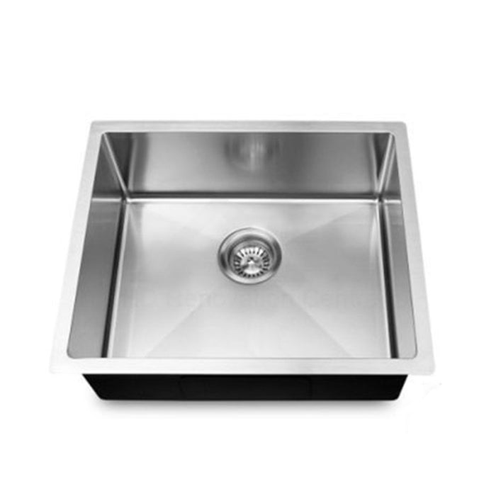440x440x205mm ACA 304 Stainless Steel Round Corner Handmade Single Bowl Sink - HD reno