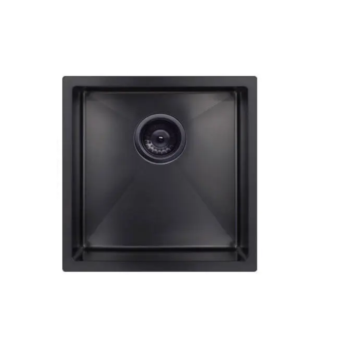 450*450*220mm Gunmetal/Black Scratch Resistant 304 Grade S/Steel Round Edges - HD reno