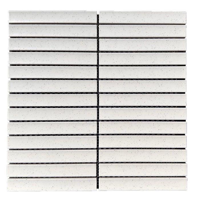 Concave Speckled White Matt