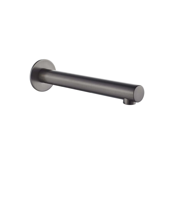 HC Ideal Brushed Gun Metal Round Bath Outlet