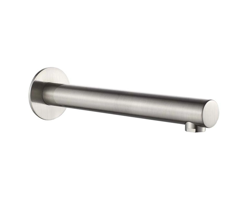HC Ideal Brushed Nickel Round Bath Outlet