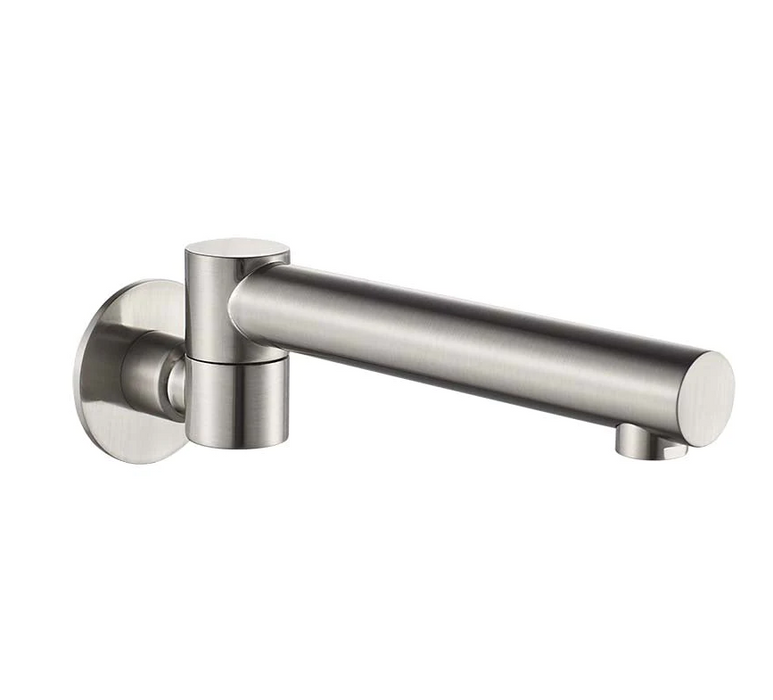 HC Ideal Brushed Nickel Round Swivel Bath Outlet