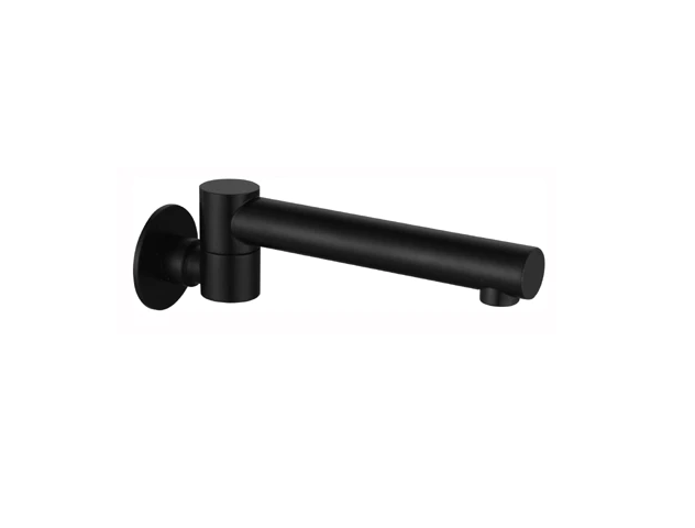 HC Ideal Black Round Swivel Bath Outlet