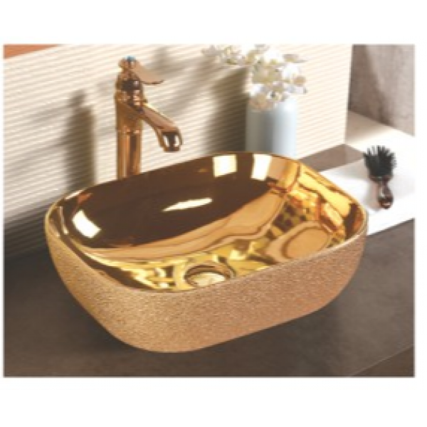 490*395*150mm SIMA Electroplating Above Counter Basin 32mm No Overflow Waste Not Included With Basin