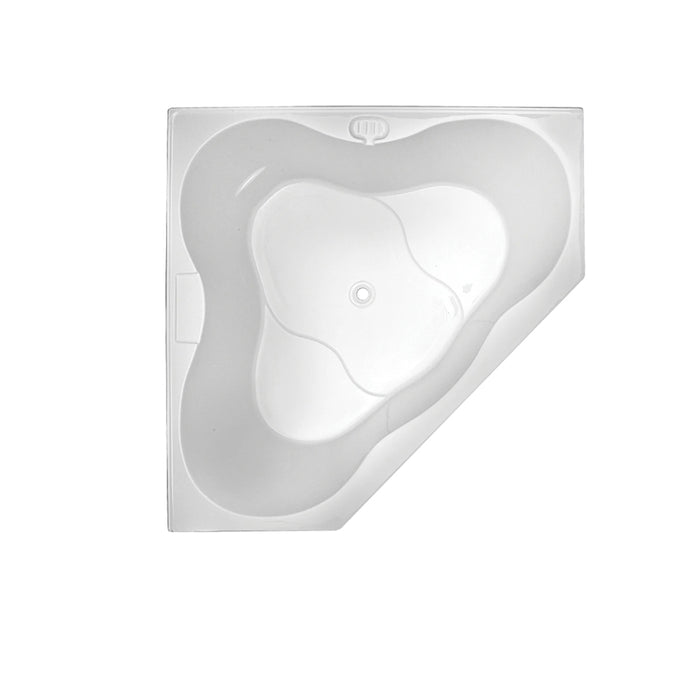 1285*1285*455mm Almina Bath Tub White Acrylic Drop in Corner - HD reno