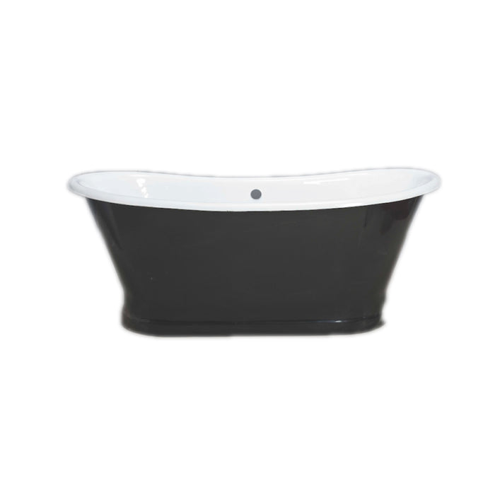 Chateau 1700*720*725mm Gloss White Acrylic Freestanding Bath Tub - HD reno