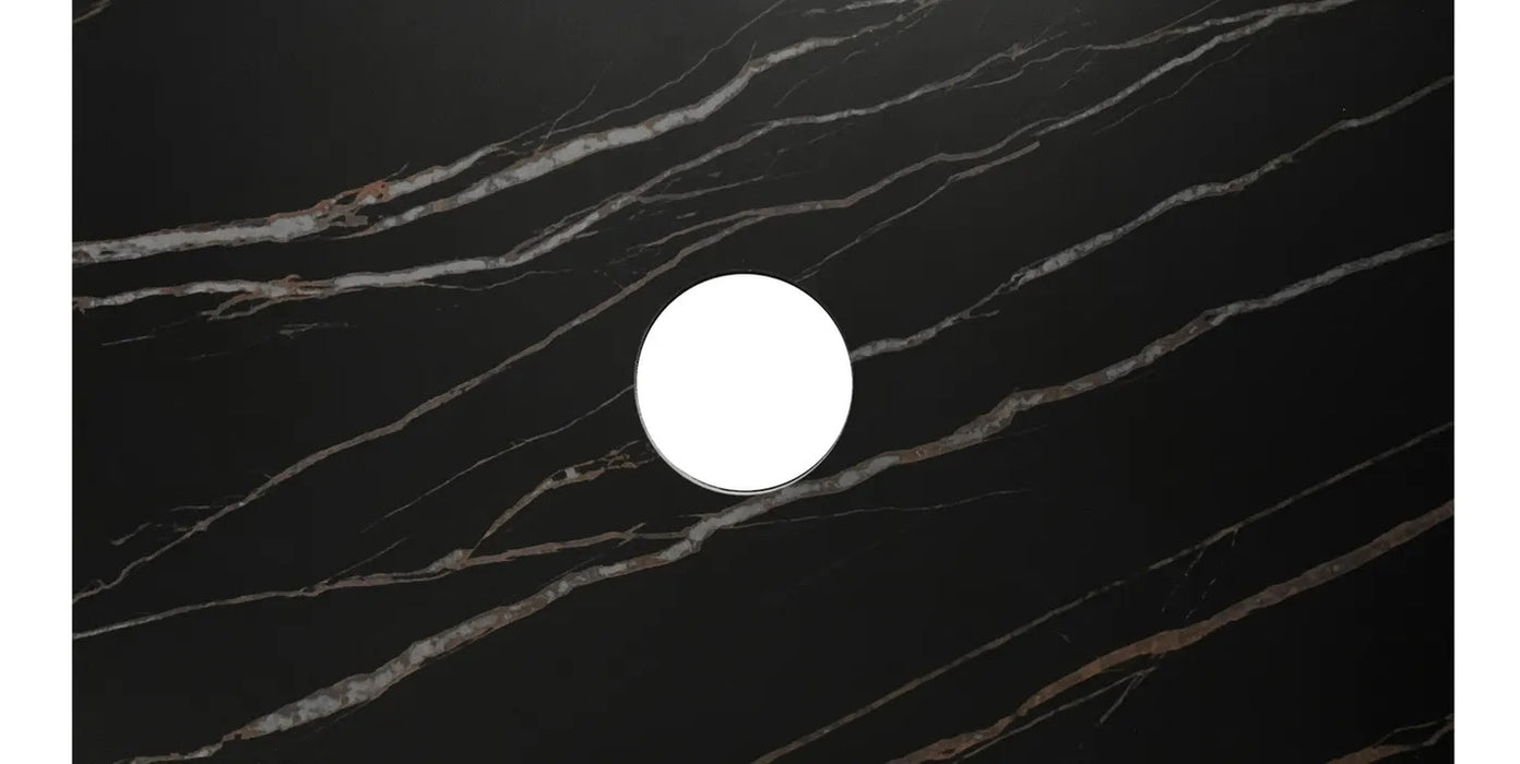 600-1800*460*15mm Rock Plate Stone Above Counter Empire Black