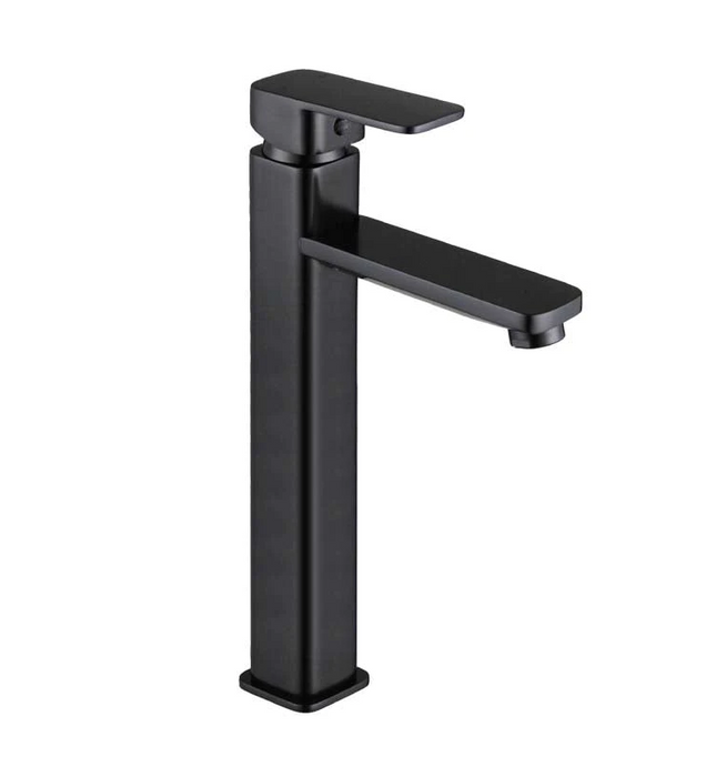 HC Elegant Black Rectangle High Basin Mixer