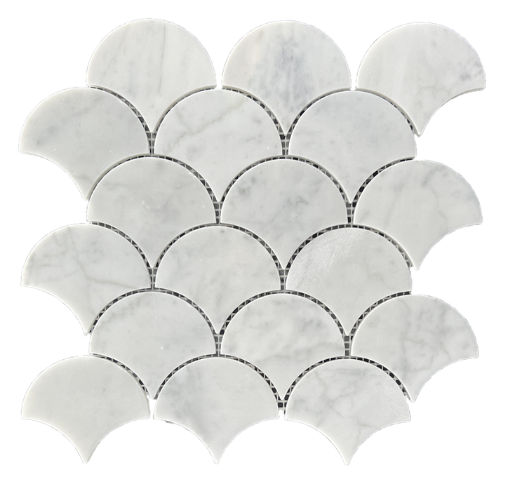 Fishscale Carrara Honed