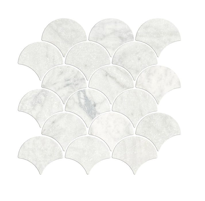 Fishscale Carrara Honed