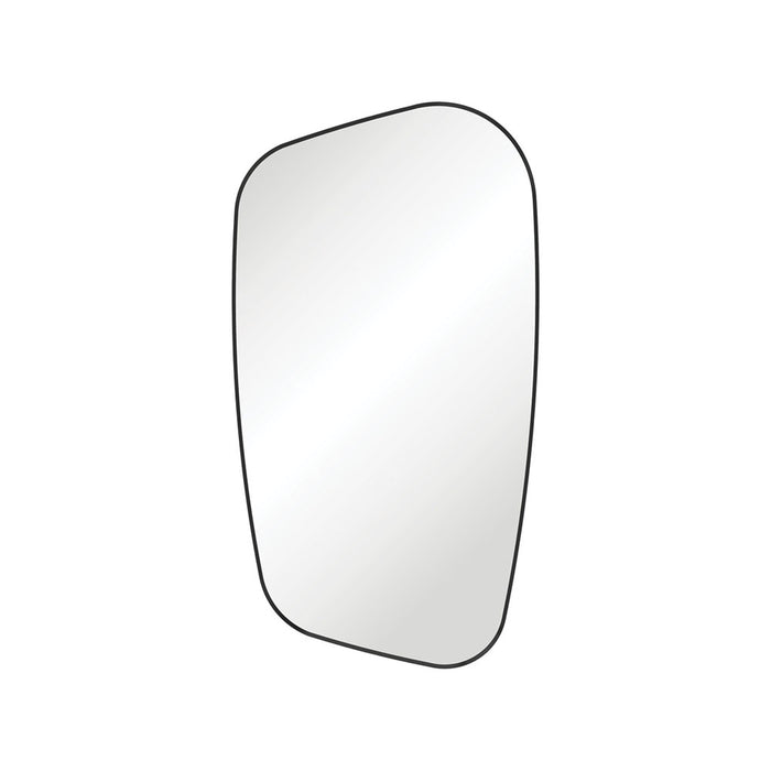 650*1200*5mm Fienza Capriccio Matt Black Copper-free Glass Aluminium Special Shape Wall Mounted Framed Mirror