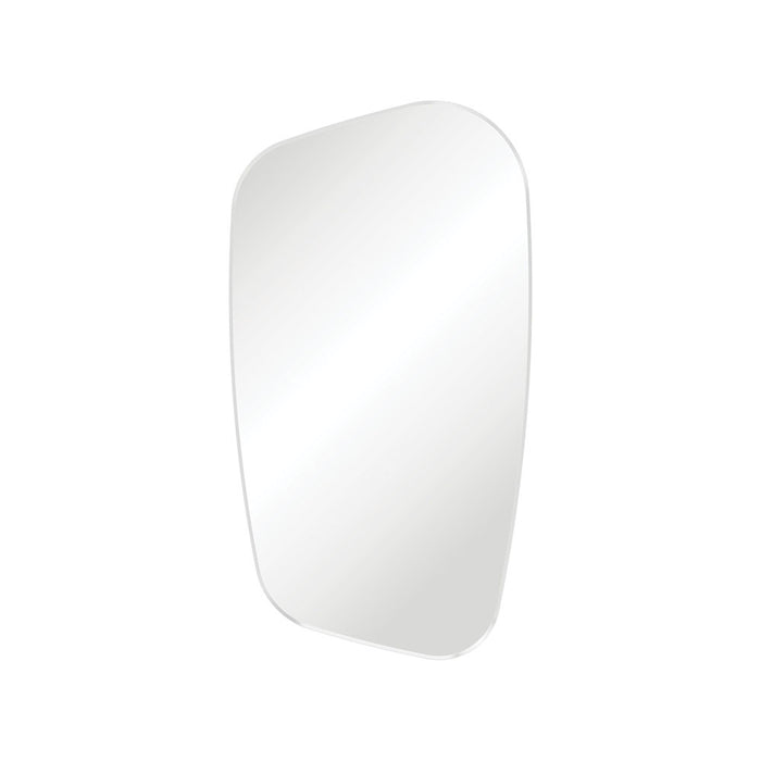 650*1200*5mm Fienza Capriccio Matt White Copper-free Glass Aluminium Special Shape Wall Mounted Framed Mirror