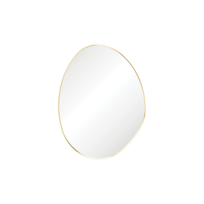700-900*1200*5mm Fienza Pebble Urban Brass Aluminium Glass Copper-free Special Shape Framed Mirror