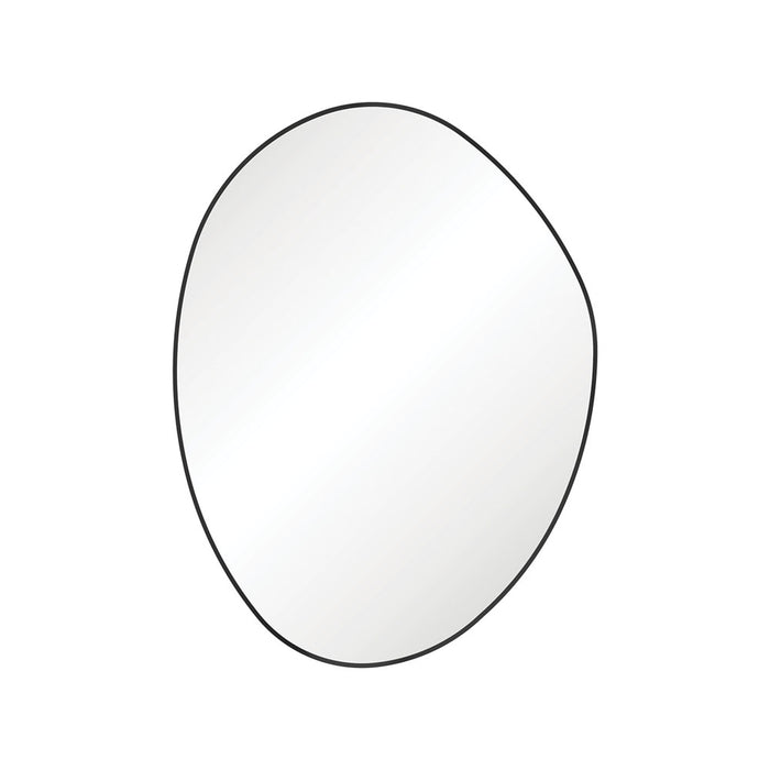 700-900*1200*5mm Fienza Pebble Matt Black Aluminium Glass Copper-free Special Shape Framed Mirror