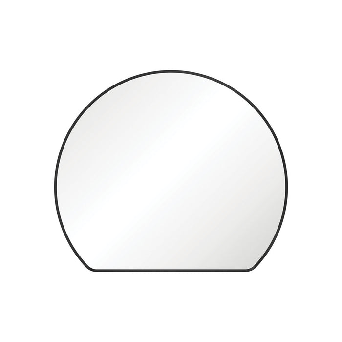 800*690*5mm Fienza Sunrise Matt Black Copper-free Glass Aluminium Special Shape Wall Mounted Framed Mirror