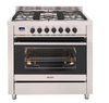 900mm Freestanding Dual Fuel Cooker with 5 Sabaf Gas Burners (Ctr Wok burner)