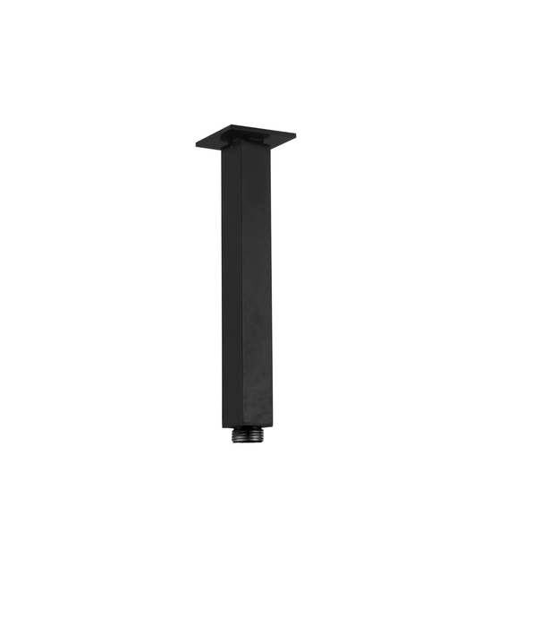 300mm HC Eric Black Square Ceiling Shower Arm