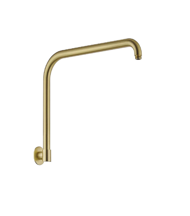 HC Chris Brushed Gold Round Shower Arm