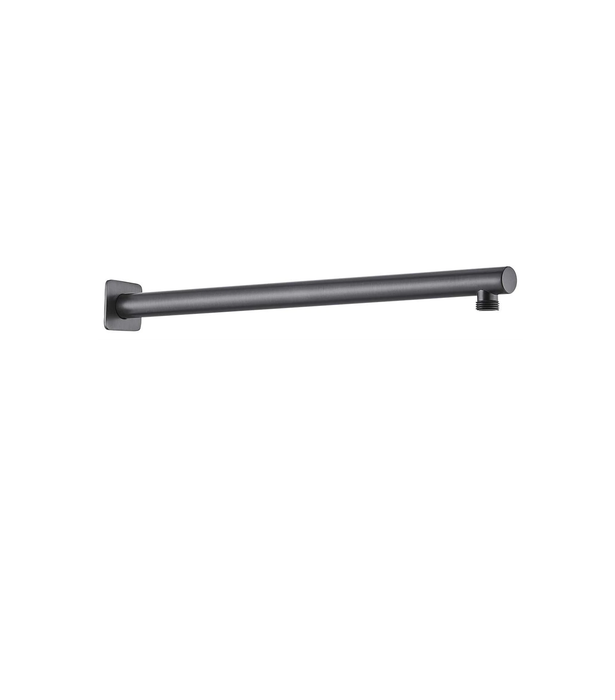 HC Limpid Brushed Gun Metal Round Wall Shower Arm